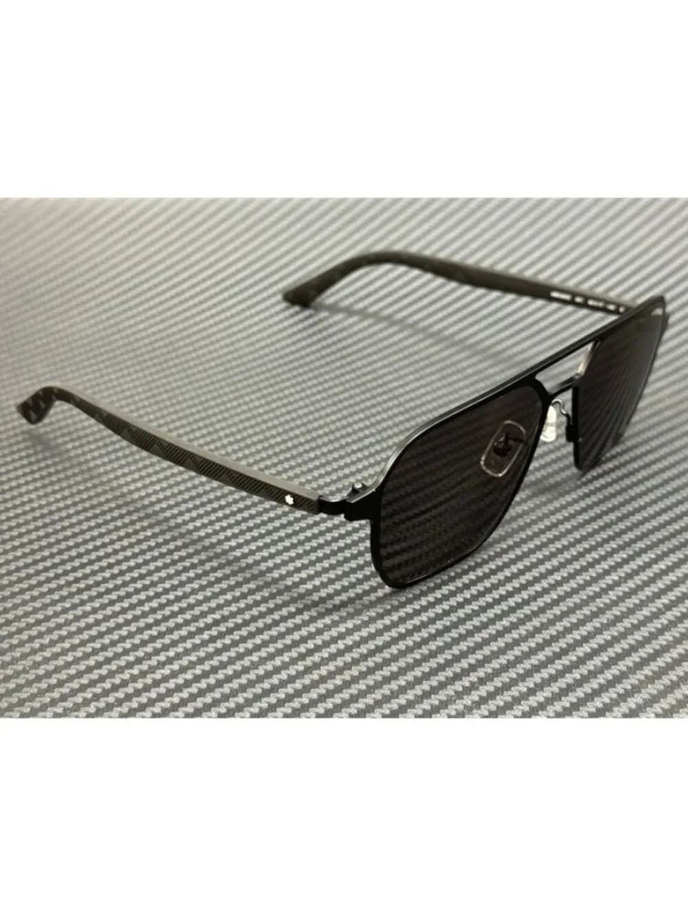 New Montblanc Men Black Sunglasses 56-17-145
